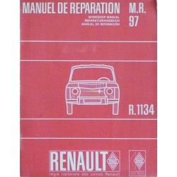 Renault 8 Gordini R1134, manuel de réparation