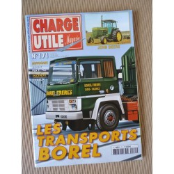 Charge Utile n°171, Citroën taxi, camions IH, John Deerre, Berliet PLA PLB, Borel, Valerian, Jean Merlin