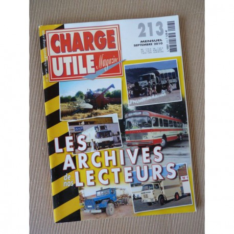 Charge Utile n°213, moissonneuses, Citroën FOM, Berliet PR100, Lacroix