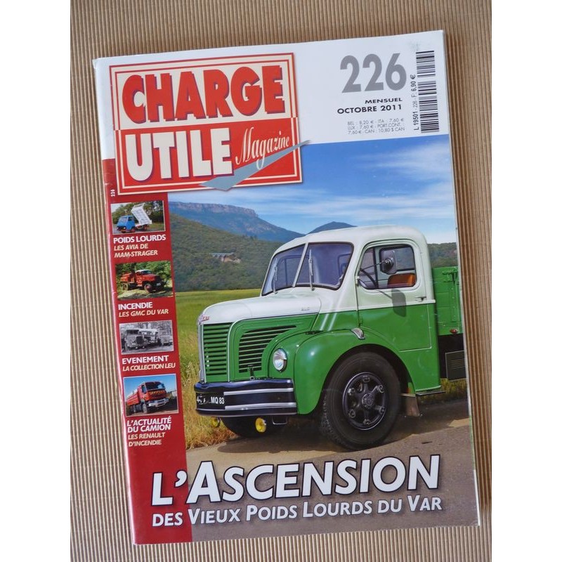 Charge Utile n°226, MAM Strager, Massey Ferguson, locomobiles, minibus, Leu, Boner