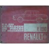 Renault 10 R1190, catalogue de pièces