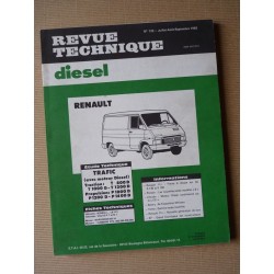 RTD Renault Trafic I 800, 1000, 1200, 1400 traction et propulsion. Renault 852