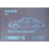 Renault 12, catalogue de pièces (PR928)