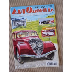 Automobilia n°10, Peugeot 402, Matra Djet 5S et Jet 6, Raph