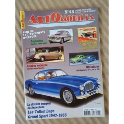 Automobilia n°48, Talbot Lago Grand Sport, Citroën Heuliez, Renault Grand Sport, Daimler, Lucien Rosengart