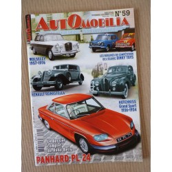 Automobilia n°59, Panhard 24, Renault Reinastella, Hotchkiss Grand Sport, Bugatti 57, Wolseley