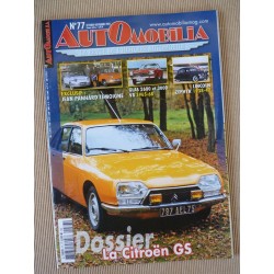 Automobilia n°77, Citroën GS, Jean Panhard, Marquez Huit, Glas 2600 3000 V8, Lincoln Zephyr