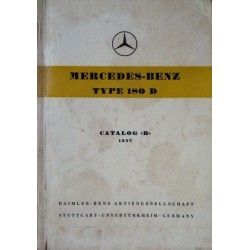 Mercedes 180D w120, catalogue de pièces (eBook)