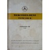 Mercedes 180D w120, catalogue de pièces (eBook)