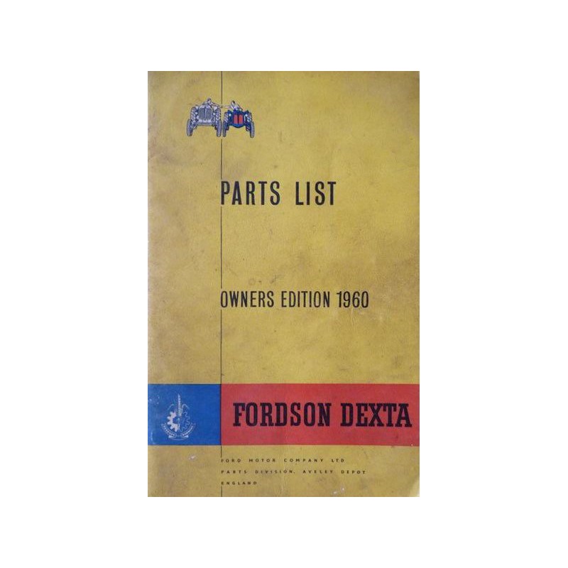 Fordson Dexta, catalogue de pièces (eBook)