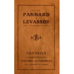 Panhard X63 12cv et 14cv, notice d'entretien (eBook)