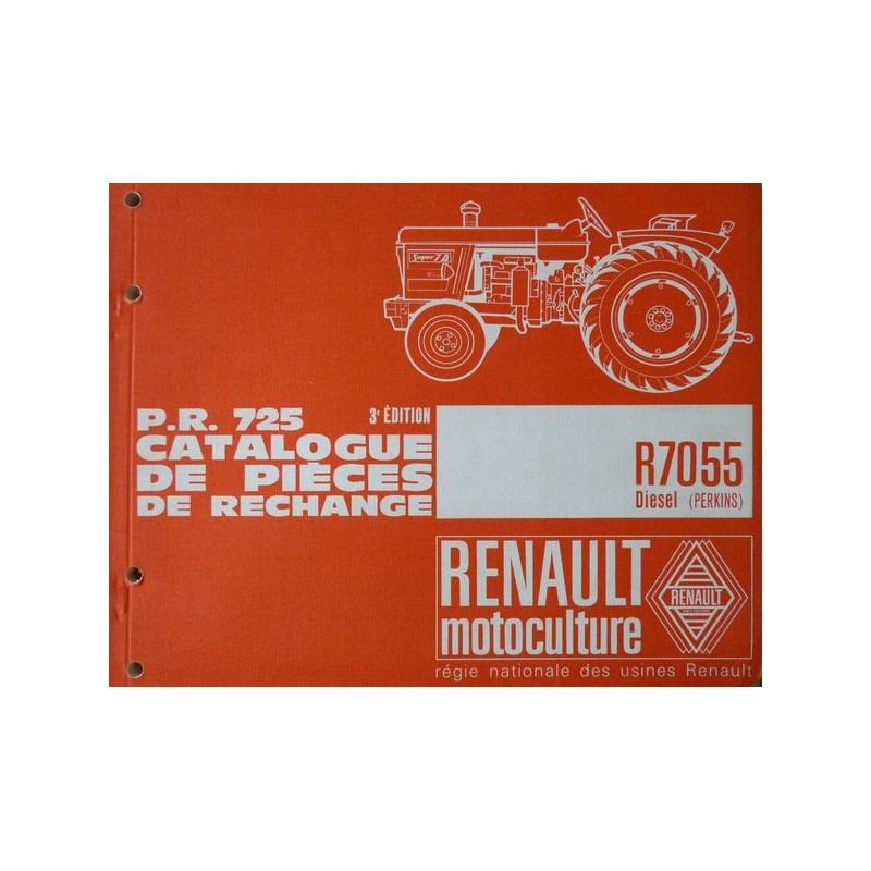 Renault Super 7 et 7D (R7055), catalogue de pièces (eBook)