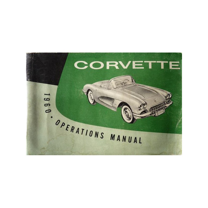 Chevrolet Corvette C1, V8 283ci, notice d'entretien (eBook)