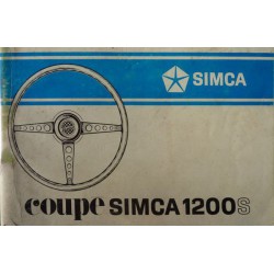 Simca 1200S, notice d'entretien (eBook)
