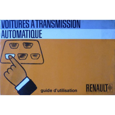 Transmission automatique des Renault 8 et 10 (R1132, R1190), notice d'utilisation (eBook)