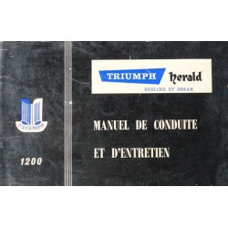 Triumph Herald 1200 berline et break, notice d'entretien (eBook)