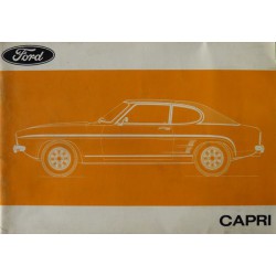 Ford Capri mk1, 4 et 6 cylindres, notice d'entretien (eBook)