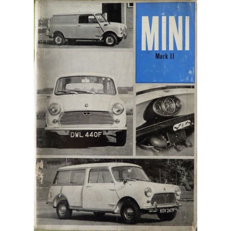 Mini 850 et 1000 jusqu'en 1969, notice d'entretien (eBook)