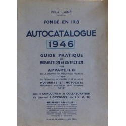 Autocatalogue 1946, liste détaillée des véhicules de la période