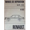 Renault 12 Gordini R1173, manuel de réparation