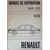 Renault 12 Gordini R1173, manuel de réparation