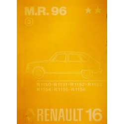 Renault 16, manuel de réparation