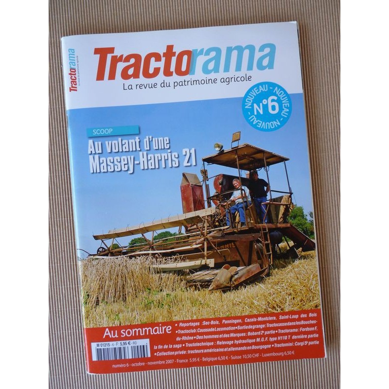 Tractorama n°6, Massey-Harris 21, Bobard, Fordson F, Alain Castillon, Brullebaut