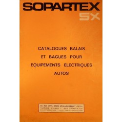 Sopartex SX, balais et bagues d'échange standard