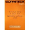 Sopartex SX, balais et bagues d'échange standard