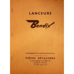 Bendix, lanceurs de démarreurs jusqu'en 1961