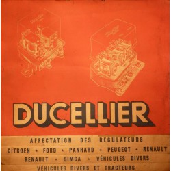 Ducellier, régulateurs, cahier d'atelier