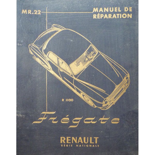 Affiche / Poster Technique Vintage De La Renault Frégate - Occasion