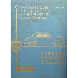 Renault Frégate, Caravelle, Domaine R1102, R1103, manuel de réparation (eBook)