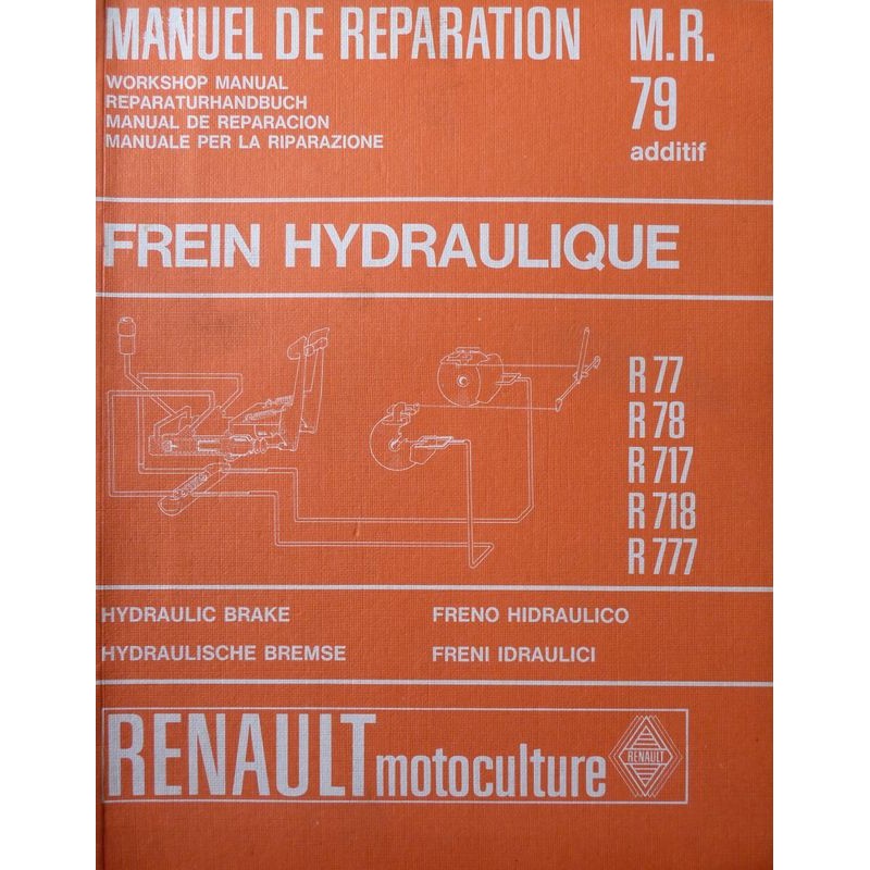 Renault Master frein hydraulique, manuel de réparation (eBook)