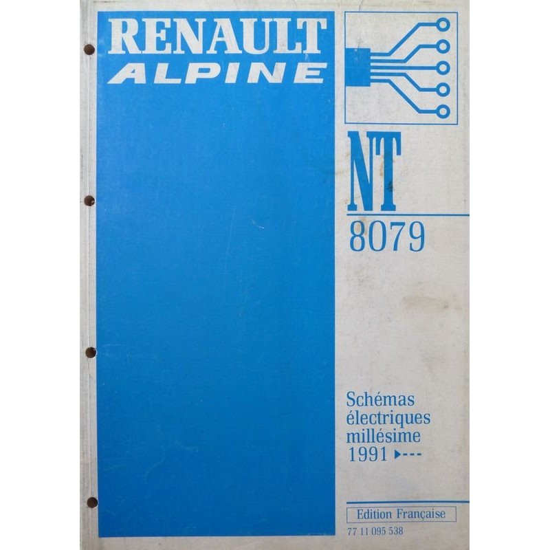 Alpine A610 Turbo D503, schémas électriques (eBook)