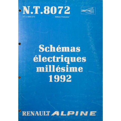 Alpine A610 Turbo D503 1992, schémas électriques (eBook)