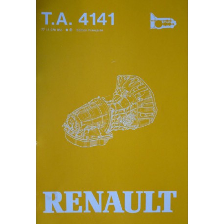 Renault 20 et 30, manuel de réparation transmission automatique