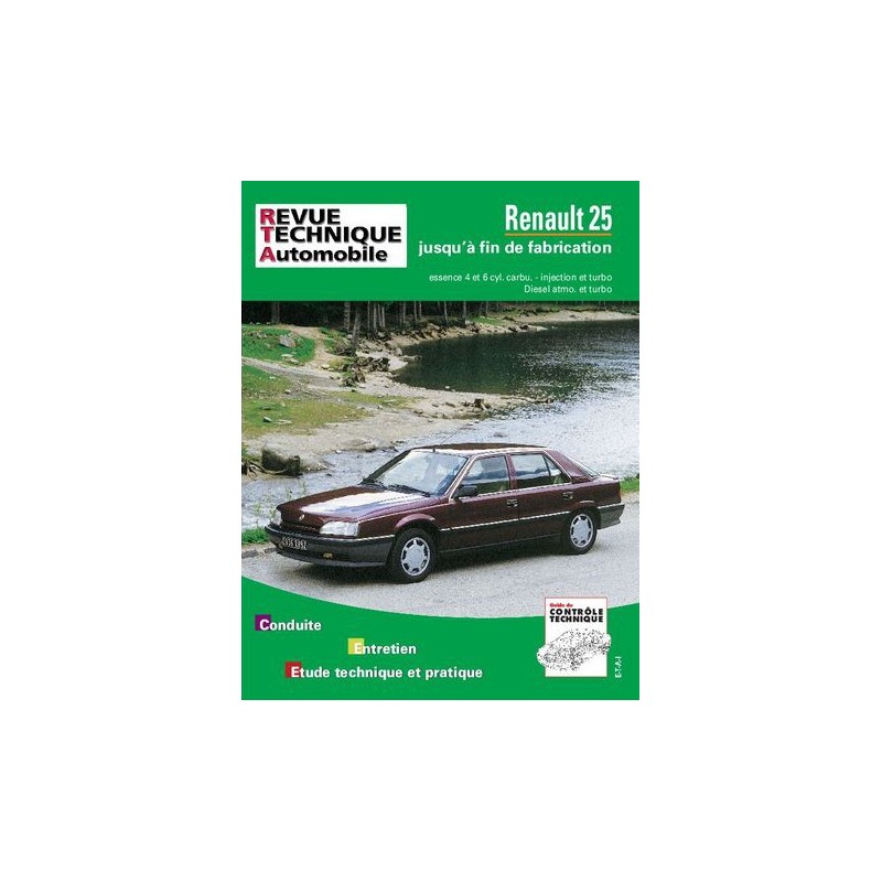 RTA Renault 25 essence et Diesel, 1984-92