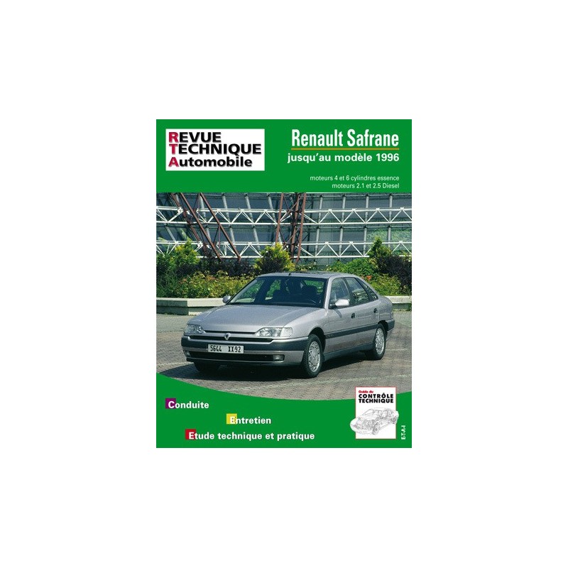 RTA Renault Safrane essence et Diesel, 1992-96