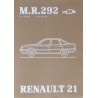 Renault 21 berline, manuel de réparation carrosserie (eBook)