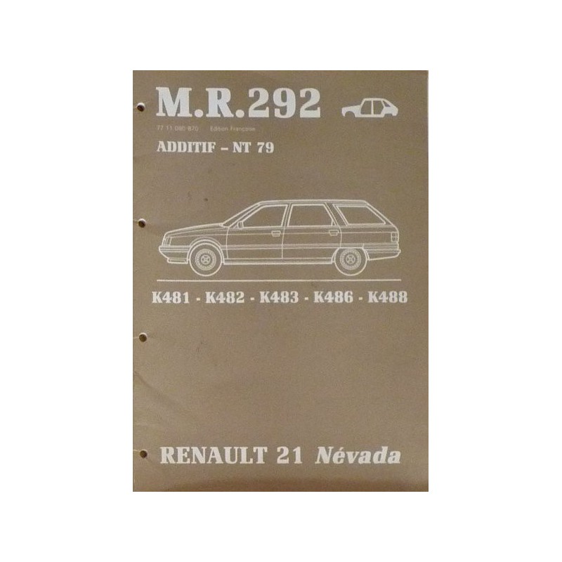 Renault 21 break, manuel de réparation carrosserie (eBook)