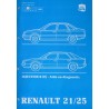 Renault 21 et 25, manuel de diagnostic injection R (E)