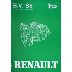 Boîte de vitesses Renault S5 18, manuel de réparation
