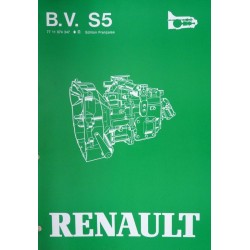 Boîte de vitesses Renault S5 18, manuel de réparation