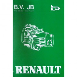 Boîte de vitesses JB0 à JB5 Renault, manuel de réparation (eBook)