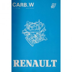 Carburateur Weber pour Renault, manuel de réparation (eBook)