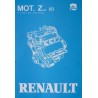 moteurs V6 types Z7V Z7U Z6W Z7W, Renault Alpine, manuel de réparation
