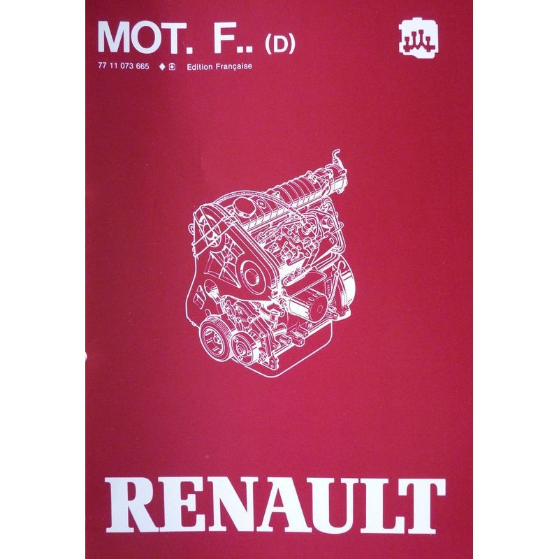 Moteur F8M et F8Q Renault, manuel de réparation