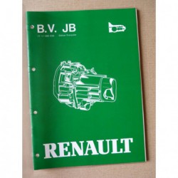 Boîte de vitesses JB0 à JB5 Renault, manuel de réparation original