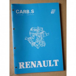 Carburateur Solex pour Renault, manuel de réparation original